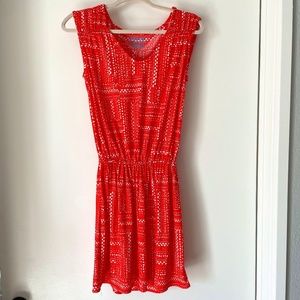 Southern Tide Orange Gameday Dress
